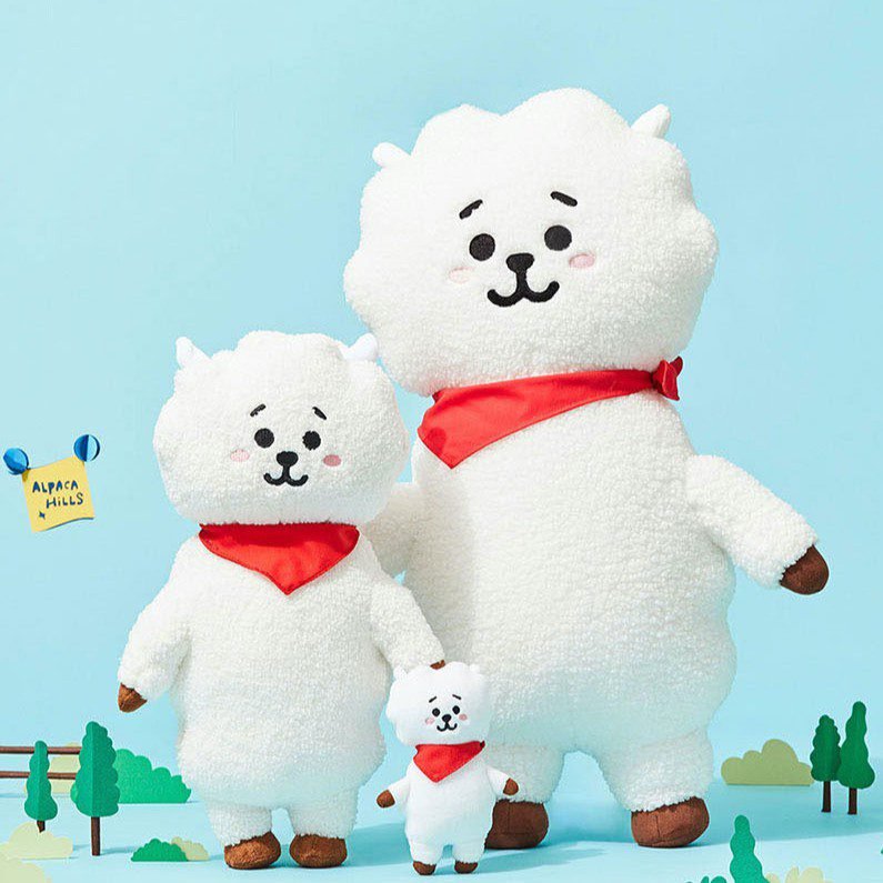 rj standing doll by bt21